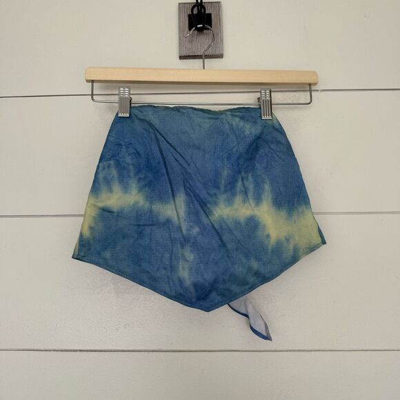 & Other Stories Women’s 2 Tie Dye Bandana Crop Top - Picture 1 of 5